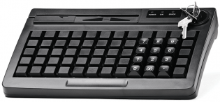 Программируемая клавиатура АТОЛ KB-60-KU черная  c ридером магнитных карт на 1-3 дорожки Программируемая клавиатура АТОЛ KB-60-KU белая c ридером магнитных карт на 1-3 дорожки