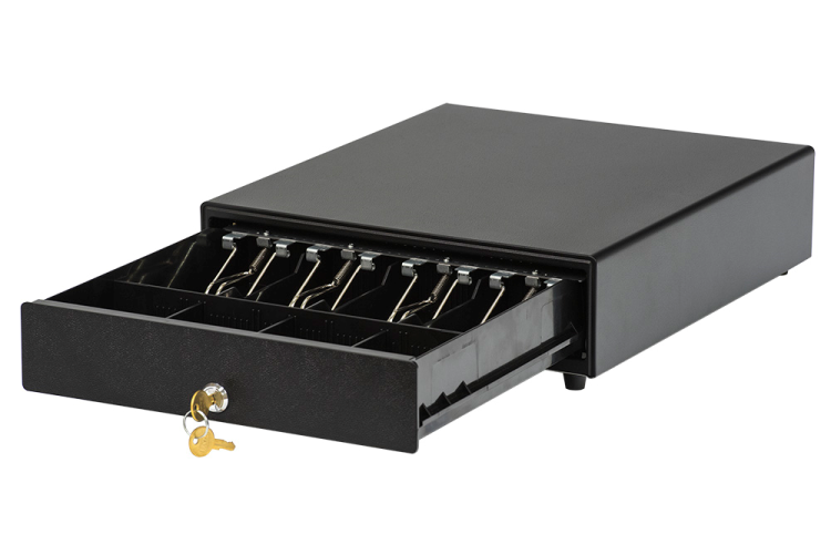 Денежный ящик АТОЛ SB-330-B 330*380*90 черный механчиеский количество ячеек для монет 5,  Количество отделений для купюр	4 Денежный ящик АТОЛ SB-330-B 330*380*90 черный механчиеский количество ячеек для монет 5,  Количество отделений для купюр	4
