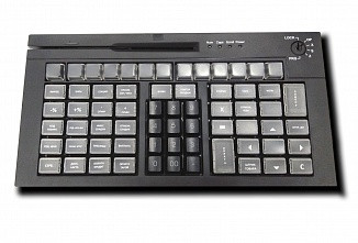 POScenterS67B клавиатура 67 кл. Клавиатура программируемая Poscenter S67B (67 клавиш, MSR, ключ, USB), черная